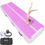 VOFiTNY Premium Gymnastics Air Mat -Orchid Glow — gymnastics air mat with gymnast, electric pump, and storage bag