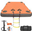 VOFiTNY Premium Inflatable Floating Dock - Sunset Amber — size, capacity, and weight chart