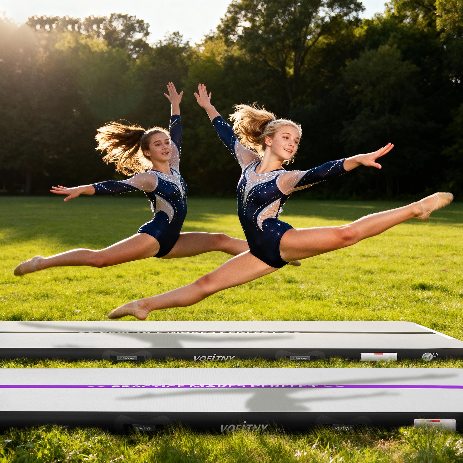 VOFiTNY Premium Gymnastics Air Track -Royal Violet