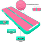 VOFiTNY Premium Gymnastics Air Mat & Roller Set(with Pump) - Tropic Watermelon