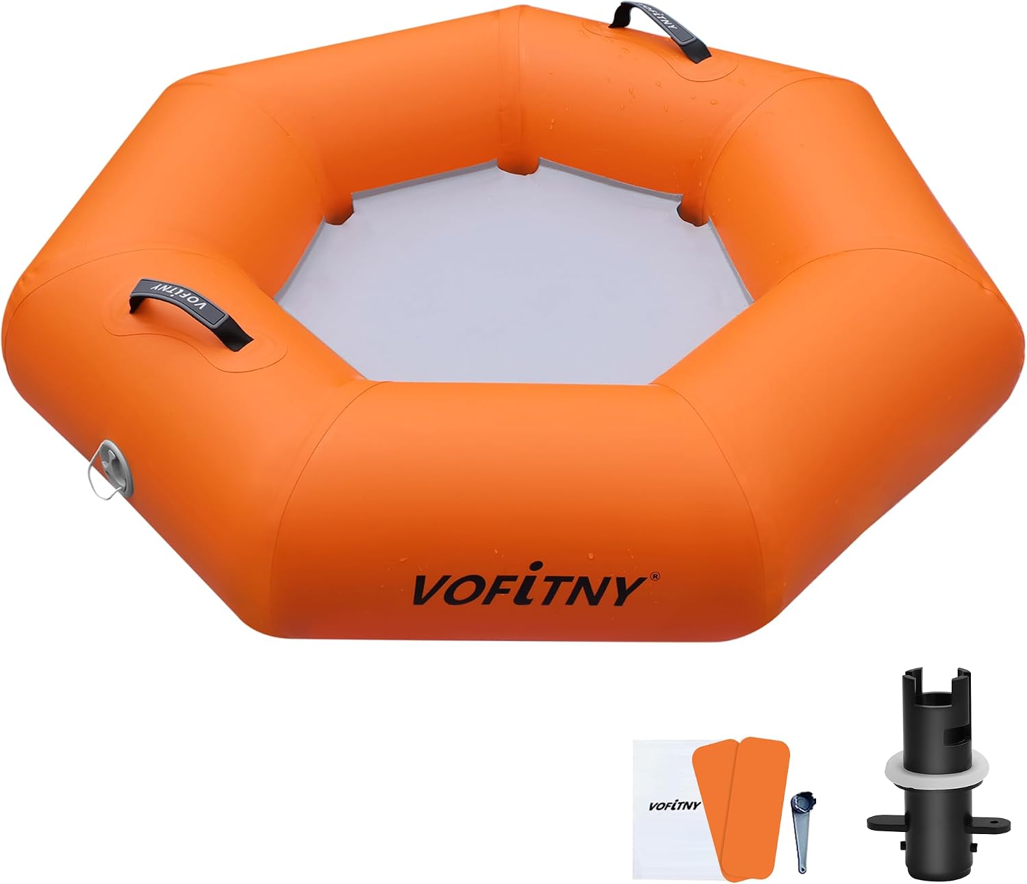 VOFiTNY Heavy Duty Inflatable River Tube - Solar Flare