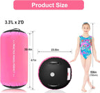 VOFiTNY Premium Gymnastics Air Mat & Roller Set(with Pump) - Midnight Rose