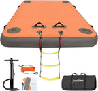 VOFiTNY Premium Inflatable Floating Dock - Sunset Amber
