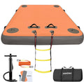 VOFiTNY Premium Inflatable Floating Dock - Sunset Amber