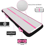 VOFiTNY Premium Gymnastics Air Mat & Roller Set(with Pump) - Midnight Rose