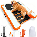VOFiTNY Premium Inflatable Dog Boat Ramp - Sunburst Orange