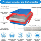 VOFiTNY Premium Inflatable Floating Dock - Mariner Crimson