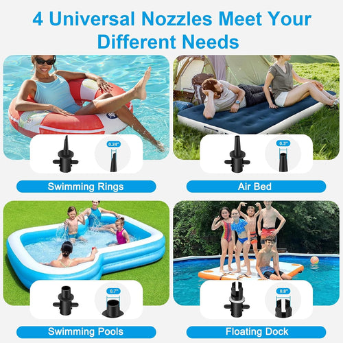 VOFiTNY 600W Electric Air Pump for Inflatables