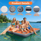 VOFiTNY Premium Inflatable Floating Dock - Sunset Amber
