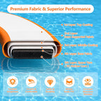 VOFiTNY Luxe Inflatable Water Hammock - Sunburst Orange