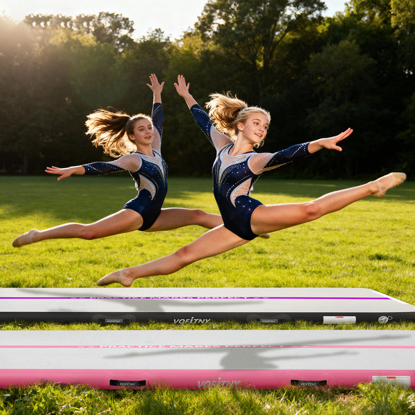VOFiTNY Premium Gymnastics Air Track -Flamingo Pink