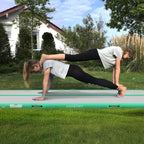 VOFiTNY Premium Gymnastics Air Mat & Roller Set(with Pump) - Mint Glow
