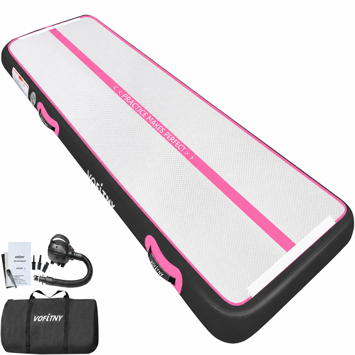 VOFiTNY Premium Gymnastics Air Mat -Midnight Rose Main image