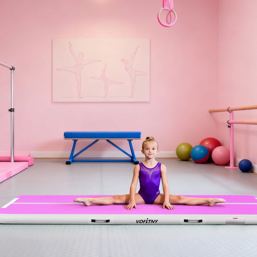 VOFiTNY gymnastics air mat cheerleading training scene