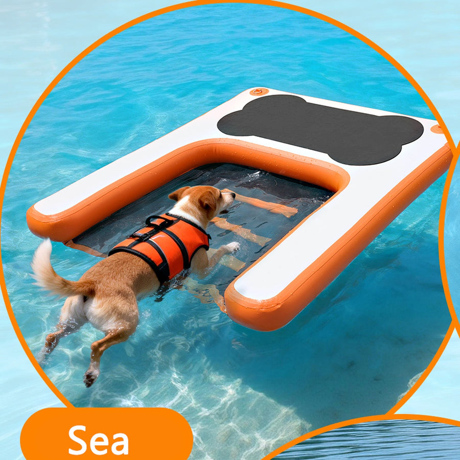 VOFiTNY inflatable dog boat ramp sea use scene