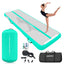 VOFiTNY Premium Gymnastics Air Mat & Roller Set(with Pump) - Mint Glow — air roller material and support comparison