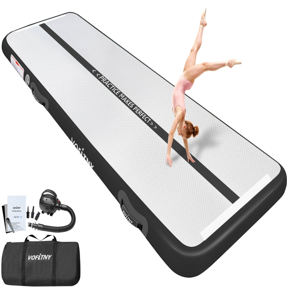 VOFiTNY Premium Gymnastics Air Mat -Carbon Black Secondary image