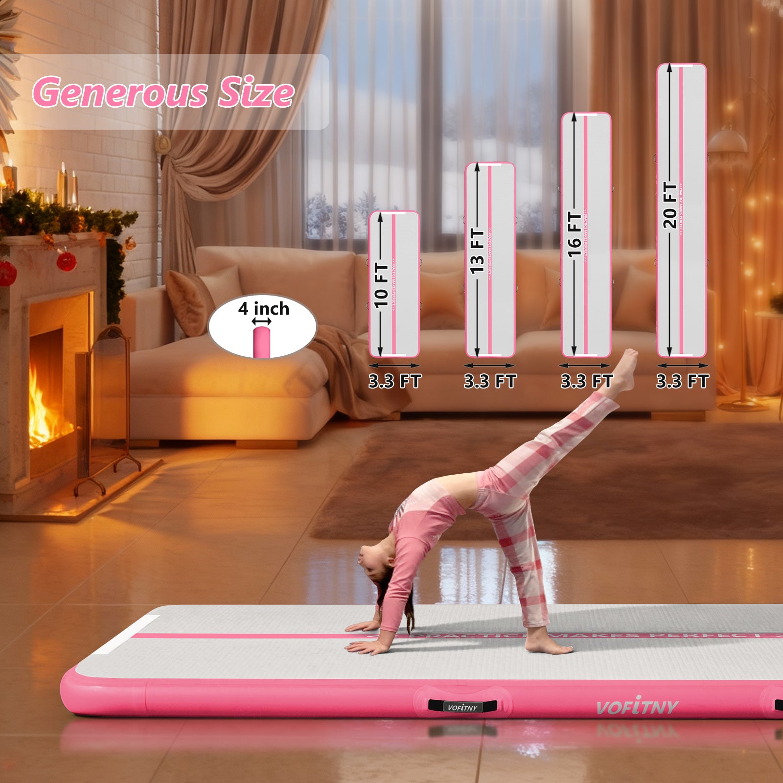 空中モーターフライングマット Gymnastics Air Mats | Premium Inflatable Tumbling Mats - VOFiTNY