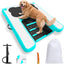 VOFiTNY Premium Inflatable Dog Boat Ramp - Aqua Glow — inflatable dog boat ramp with pump and accessory kit