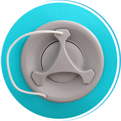 VOFiTNY two in one floating dock lounge double protection air valve detail